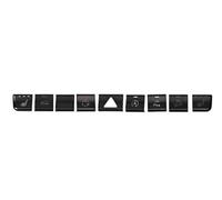 Piezas Interiores De Coche, Cubierta Botones Función Aire Acondicionado Consola Para Benz GLA X156 CLA C117 A B Class W176 W246 13-17 pegatinas(G)