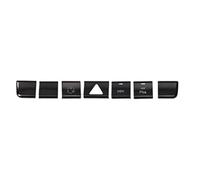 Piezas Interiores De Coche, Cubierta Botones Función Aire Acondicionado Consola Para Benz GLA X156 CLA C117 A B Class W176 W246 13-17 pegatinas(C)