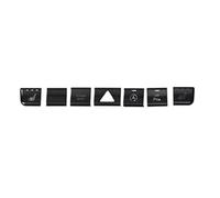 Piezas Interiores De Coche, Cubierta Botones Función Aire Acondicionado Consola Para Benz GLA X156 CLA C117 A B Class W176 W246 13-17 pegatinas(B)