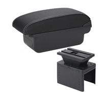 Piezas Interiores De Reposabrazos Coche, Consola Central, Accesorios Cajas Almacenamiento Para Hyundai I20 2021 2022(C3 Black white NOUSB)