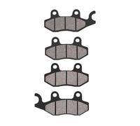 Piezas Juego Pastillas De Freno Disco Delanteras Y Traseras Para YAMAHA ATV YFZ450, YFZ450S, YFZ450T, YFZ 450 S T 2004-2005 Motocicleta Disco Pastillas Freno(1 Set Front Left and Right)