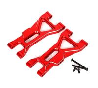 Piezas Mejora Coche Rc Para Arrma Para Gorgon 4x2 1/10 Piezas Mejora Metal Bloque Dirección Soporte Para Cubo Brazo Suspensión Rc Piezas Mejora Coche(Red,Front Lower)