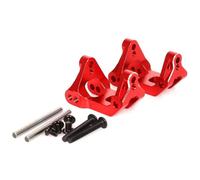 Piezas Mejora Coche Rc Para Arrma Para Gorgon 4x2 1/10 Piezas Mejora Metal Bloque Dirección Soporte Para Cubo Brazo Suspensión Rc Piezas Mejora Coche(Red,Caster Block)