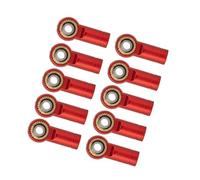 Piezas Mejora Coche RC para Axial para SCX10 D90 1/10 Metal M3 Barra De Enlace Extremo De Rótula CCW RC Crawler Camión para Buggy Modelo De Coche Piezas De Actualización Accesorios De Repuesto(Red)