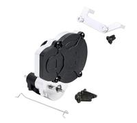 Piezas Mejora Coche Rc Para FMS Para FCX24 Power Wagon Para FCX18 Para LC80 K5 Para Blazer 1/24 Caja Cambios Transmisión Metal Con Soporte Pieza Trepador Control Remoto(Black 1SET)