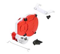 Piezas Mejora Coche Rc Para FMS Para FCX24 Power Wagon Para FCX18 Para LC80 K5 Para Blazer 1/24 Caja Cambios Transmisión Metal Con Soporte Pieza Trepador Control Remoto(Red 1SET)