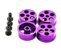 Piezas Mejora Coche Rc Para Tamiya Para L018 1/32 Para Mini 4WD Ruedas De Diámetro Medio Rueda De Color Disco De Aluminio Rc Accesorios De Actualización De Coche(PURPLE)