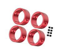 Piezas Mejora Coche RC para Traxxas 1/5 para X-Maxx 1/6 para Xrt RC Car Upgrade Parts 4 Piezas Anillo Refuerzo Copa Transmisión Metal Manga Copa Transmisión Diferencial Accesorios Automóvil(Red)