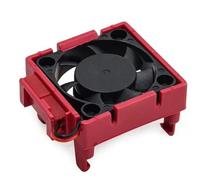 Piezas Mejora Coche Rc Para Traxxas Para VXL Para Bandit Para Rustler Para Stampede Para Slash 2WD/4WD 3S/4S ESC Disipación Ventilador Refrigeración Disipador Calor Control Remoto(Red)