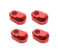 Piezas Mejora Coche Rc Para Traxxas Para X-Maxx 6S 1/5 8S Para Xrt 1/6 8S Para Maxx 1/10 4 Piezas Retenedor Pasador Suspensió Metal 7743 Accesorios Piezas Actualización Coche RC(Red)