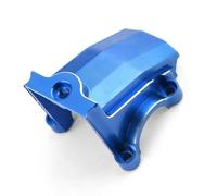 Piezas Mejora Coche RC para Traxxas para X-maxx 6S 8S para Monster Truck 1/5 RC Piezas Mejora Cubierta Diferencial Trasero Delantero De Metal Cubierta De Caja De Cambios Accesorios De Coche(Blue)