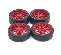 Piezas Mejora Coche Rc Para WLtoys Para Kyosho Para K969 K979 K989 K999 P929 P939 284131 Iw04m Iw02 Rm02 Rm03 Para Dgawd Para MINI-Q 1/28 27mm Ruedas Piezas Control Remoto(Red)