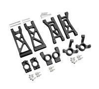Piezas Mejora Coche Rc Para Wltoys Para Losi Micro BT 244016 1/24 Brazos Suspensión Metal Amortiguador Dirección Eje CVD Chasis Piezas Control Remoto(Black,2set)