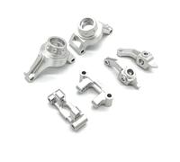 Piezas Mejora Modelos RC para Tamiya para Hornet para EVO 58742 DT02 DT03 1/10 RC Control Remoto Coche Metal Dirección Taza C Asiento Trasero Tazas 3 Piezas Set Accesorios(Silver)
