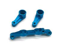 Piezas Mejora Modelos RC para Tamiya para Hornet para EVO 58742 DT02 DT03 1/10 RC Control Remoto Coche Metal Dirección Componente Piezas Accesorios De Actualización(Blue)