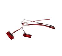 Piezas Mejora RC Advertencia Luz Lateral Cuerpo 2 Uds Acrílico para Tamiya para Scania 770S para Volvo 750 para ACTROS 3363 para Man 1/14 Reemplazos Piezas Coche RC