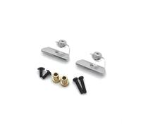 Piezas Mejora RC Compatible con MN168 para MN82 para MN78 1/12 RC Car Upgrade Parts Accesorios Soporte De Amortiguador Delantero De Metal Torre De Amortiguación(Silver)