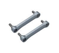 Piezas Mejora RC Compatible con SG1603 para SG1604 para UDIRC UD1601 UD1602 UD1603 UD1604 1/16 Partes De Actualización del Auto RC Partes De Enlace De Metal Pulga Varilla(Gray)
