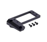 Piezas Mejora RC Compatible con Vanquish para Capra F9 para LCG 1/10 RC Crawler Cars, Piezas, Eje De Portal Desplazado para Chasis, Soporte De Servo con Centro De Gravedad Bajo(Black)