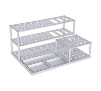 Piezas Mejora RC Herramientas Control Remoto para Coche RC Organizadores Destornilladores Aluminio con 29 Agujeros Soporte Almacenamiento Bandeja Scre Actualización Piezas