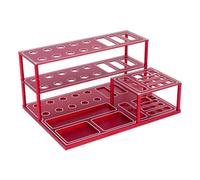 Piezas Mejora RC Herramientas Control Remoto para Coche RC Organizadores Destornilladores Aluminio con 29 Agujeros Soporte Almacenamiento Bandeja Scre Actualización Piezas