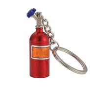 Piezas Mejora RC Llavero Botella Coche A Control Remoto para Mini Turbo Nos Pastillero Secreto Decoración Interior Metal Piezas Mejoradas Accesorios(Red)