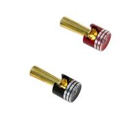 Piezas Mejora RC para 1/10 RC Coche Todoterreno Camión Sin Soldadura Carcasa Dura Metal Disipador Calor Tapones para Tipo Bala Empuñaduras 4mm/5mm Set Piezas Mejora