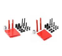 Piezas Mejora RC para 3Racing D5S D5 D5Mr para Yokomo Yd-2 Yd2 para MST RC Car Invisible Body Post Mount Piezas Mejora Modificar Accesorios Repuesto(Red)