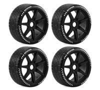 Piezas Mejora RC para ARRMA para Infraction para Limitless para Felony para FSRC GT para HuanNao 1/7 1/8 4 Uds Juego Neumáticos RC 17mm Ruedas Coche Hexagonales En Carretera