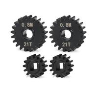 Piezas Mejora RC para Axial para Capra F9 para SCX10 III Ar45P 1/10 RC Car Crawler Heavy Duty 32P Overdrive Portal Gear Set 21T/14T 23T/12T Piezas De Mejora Eje(21T 14T)