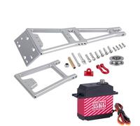 Piezas Mejora RC para Axial para Scx10 D90 para Trx4 para Capra para Lcg 1/10 RC Cabrestante Coche Camión Rescate Remolque Grúa Brazo Auxilio Herramienta DIY