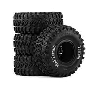 Piezas Mejora RC para Axial para SCX10 para AXP8 para MJX para CROSSRC 1/8 1/10 RC Car 4 Uds 135 * 55mm 2,2 Pulgadas Neumáticos Goma Piezas Mejora Orugas