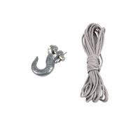 Piezas Mejora RC para Coche RC Barco Avión Modelo 2M Cabrestante De Polietileno Gancho Remolque Escenario Rescate Piezas Mejora DIY(Gray,1set)