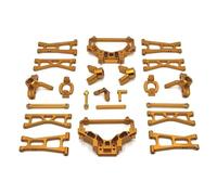 Piezas Mejora RC para HS 14321 14322 14421 14431 C8802 1/14 RC Coche Metal para Brazo Oscilante Dirección para Cubo Portador Torre Choque Conjunto Piezas Mejora
