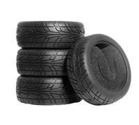 Piezas Mejora RC para Sakura para Traxxas para HSP para Tamiya para HPI para Kyosho para RedCat para Himoto 1/10 RC Car 4 Uds Rueda Neumático Todoterreno Derrape Carretera