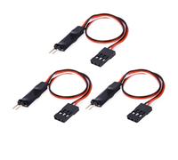 Piezas Mejora RC para SCX24 para TRX4M para TRX4 para SCX10 para Capra UTB18 1/24-1/10 Coche Trepador Control Remoto Controlador Luz Interruptor con Piezas Mejora Cable 175mm(3pcs)