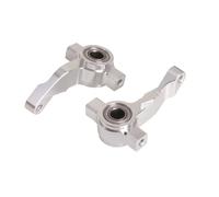 Piezas Mejora RC para Tamiya para Fighter para NXGEN DT04 58741 1/10 Control Remoto Coche Metal Dirección Taza Componente Actualización Accesorio(Silver)