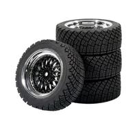 Piezas Mejora RC para Tamiya para TT01 para TT02 para Kyosho para Sakura D3 para Traxxas 4Tec 2.0 1/10-1/14 RC Neumáticos Coche Rueda 12mm Llantas Plástico Hexagonales Mejora