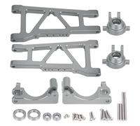 Piezas Mejora RC para Traxxas para Bl-2S para Slash 4X4 4Wd 1/10 RC Coche CNC Aluminio Frente Completo Eje Trasero Kit Piezas Motor Mejora Reparación Modificar