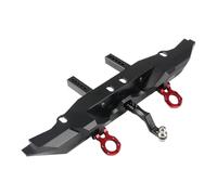 Piezas Mejora RC para Traxxas para Trx4 para Defender 1/10 RC para Rock Crawler Parachoques Trasero De Aluminio con Enganche Remolque Piezas Mejora