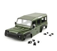 Piezas Mejora RC para Traxxas para TRX4 para Defender para Camel Cup RD110 para Wago 1/10 RC Crawler Car Carrocería Rígida De 5 Puertas con Distancia Entre Ejes 324 Mm(Green)