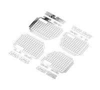 Piezas Mejora RC para Traxxas para Trx4m para Defender 1/18 RC Coche De Acero Inoxidable Reversible Protector De Ventana Piezas De Opción De Actualización De Malla