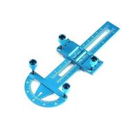Piezas Mejora RC RC Road Car 3 En 1 Regla Calibre Altura Juego Ruedas Aluminio Herramienta Chasis Camber Ride Dip Ángulo Suspensión Piezas Juguete Simples(Blue)