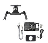 Piezas Modificadas Motocicleta Soporte Navegación Teléfono Móvil Solo Carga USB para Forza 125 2021 2022 Barra Equilibrio(Color3)