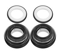 Piezas Motobomba Sb-20 Mecánico 2 Sello de Repuesto de Agua | Sellos para Bomba de Agua de Motor de Gasolina, Kit Centrífugo de Riego, Plástico Negro