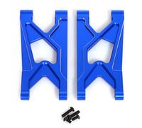 Piezas Orugas Rc Para Arrma Para Gorgon 4X2 2WD 1/10 Brazo Inferior Trasero Superior Delantero Aleación Aluminio Camión Monstruo Oscilante RC Piezas Mejora(Blue,Rear)