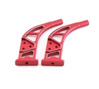 Piezas Orugas Rc Para Arrma Para Infraction Para Limitless Para Felony Grave 6S Para BLX 1/7 RC Piezas Actualización Auto Difusor Metal Soportes Marco Soporte Alerón Trasero(Red)