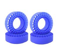 Piezas Orugas RC para Axial para SCX10 para Capra para Traxxas para TRX4 para TRX6 para MST CMX VS4-10 1/10 RC Piezas Coche Inserto Silicona Espuma Neumáticos 1,9Pulgadas 108Mm(Blue)