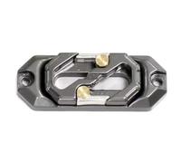 Piezas Orugas Rc Para Axial Para SCX10 Para Traxxas Para TRX4 1/10 Guía Cuerda Cabrestante Magnético Coche Todoterreno RC Protector Pasacables Gancho Remolque(Gray)