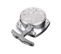 Piezas Orugas RC para Hpi para Rofun para BAHA para Rovan para Km para Baja 5b 5t 5sc 1/5 RC Piezas Actualización Coche CNC Metal Easy Pull Starter Motor 45cc-71cc(Silver)